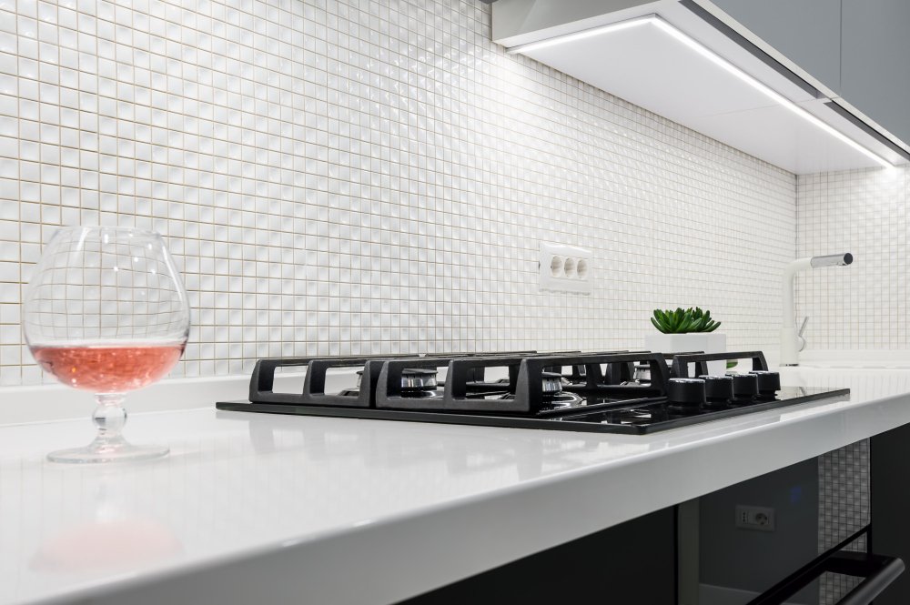 Herringbone Backsplash